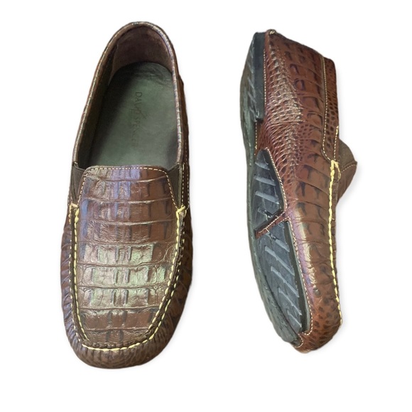 David Spencer Cortez Twin Gore Driving mocs Croco 8.5 - Picture 8 of 12